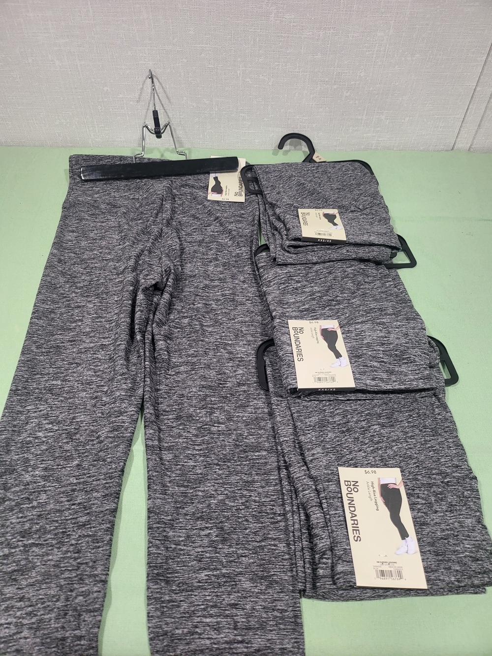 No Boundaries Charcoal Heather Knit Leggings